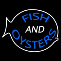 Fish Oysters Neonskylt