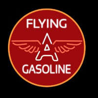Flying a Gasoline Neonskylt
