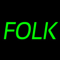 Folk Music 1 Neonskylt