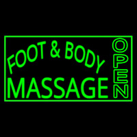 Foot And Body Massage Open Neonskylt