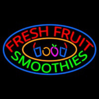 Fresh Fruit Smoothies Neonskylt