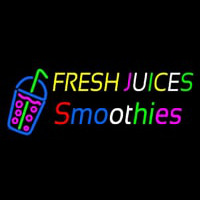 Fresh Juices Smoothies Neonskylt