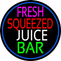 Fresh Squeezed Juice Bar Neonskylt