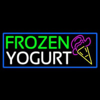 Frozen Yogurt With Logo Neonskylt