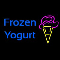 Frozen Yogurt With Logo Neonskylt