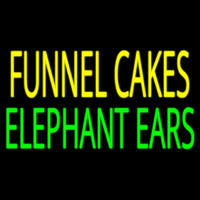 Funnel Cakes Elephant Ears Neonskylt