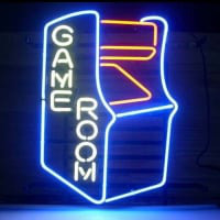 Gameroom Retro Butik Öppet Neonskylt