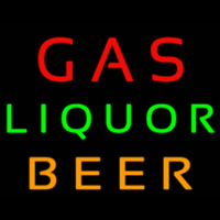Gas Liquor Beer Neonskylt
