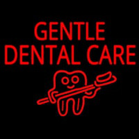 Gentle Dental Care Neonskylt