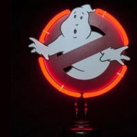 Ghostbusters Desktop Neonskylt