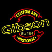 Gibson Guitar Custom Art Historic Neonskylt
