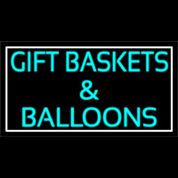 Gift Baskets Balloons With Border Neonskylt
