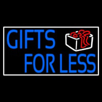 Gifts For Less With Logo Neonskylt