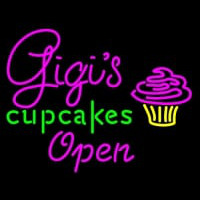 Gigi  Cup Cakes Neonskylt