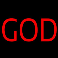 God Block Neonskylt