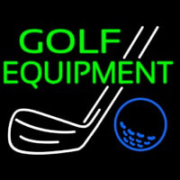 Golf Equipment Neonskylt