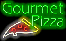 Gourmet Pizza Neonskylt