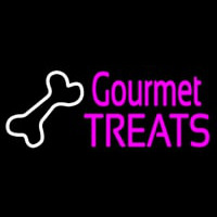 Gourmet Treats With Logo Neonskylt