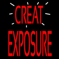 Great E posure Neonskylt
