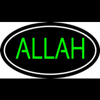 Green Allah Neonskylt