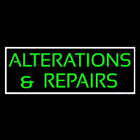 Green Alterations And Repairs Neonskylt