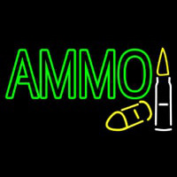 Green Ammo Neonskylt