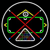 Green Billiards Rack It And Crack It 3 Neonskylt