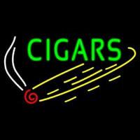 Green Cigars Neonskylt