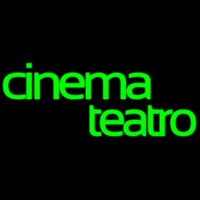 Green Cinema Teatro Neonskylt