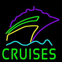Green Cruises Logo Neonskylt