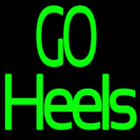 Green Go Heels Neonskylt