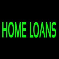Green Home Loans Neonskylt