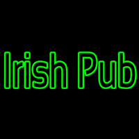 Green Irish Pub Neonskylt