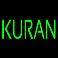 Green Kuran Neonskylt