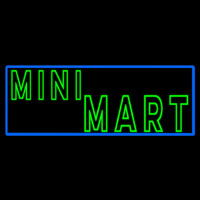Green Mini Mart Neonskylt