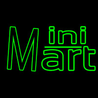 Green Mini Mart Neonskylt