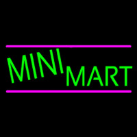 Green Mini Mart Neonskylt