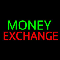 Green Money E change Neonskylt