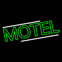 Green Motel Neonskylt