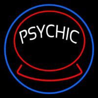 Green Psychic Logo Neonskylt