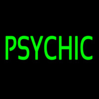 Green Psychic Neonskylt