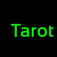 Green Tarot Neonskylt