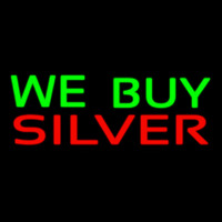 Green We Buy Red Platinum Neonskylt