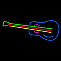 Guitar Neonskylt