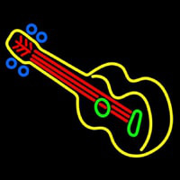 Guitar Strings  Neonskylt