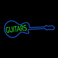 Guitars 3 Neonskylt