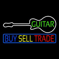 Guitars Buy Sell Trade 2 Neonskylt