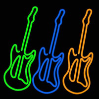 Guitars Neonskylt