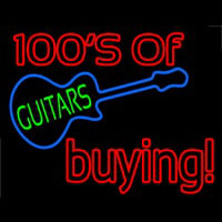 Guitars Neonskylt