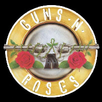 Guns N Roses Ever Time Rock Band Neonskylt